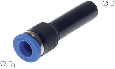 Schlauchverbinder Stecknippel reduzierend 10mm - 6mm