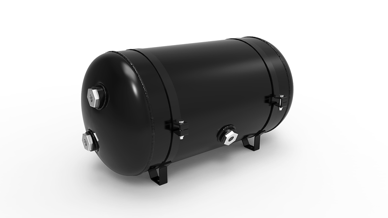JDMON Öl-Auffangbehälter-Set mit Entlüftung, 300 ml, Aluminium-Politur,  Motor, Luft-Ölabscheider, Tank, Behälter-Set, universell (rot) : :  Auto & Motorrad