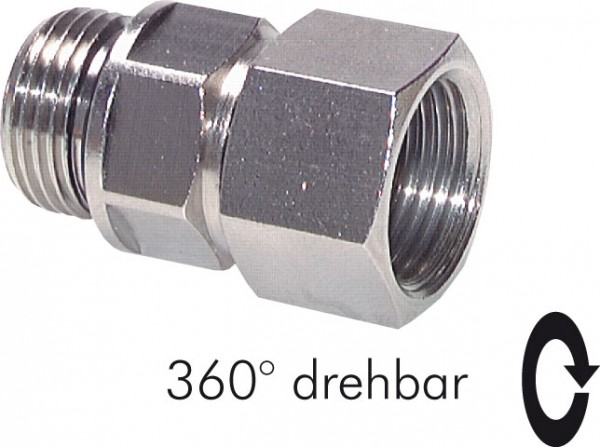 Drehverschraubung AG 1/4&quot; IG 1/4&quot;